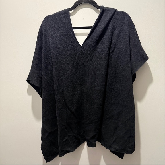 Lululemon 100% Merino Wool Short Sleeve Wrap - Black - Picture 7 of 7